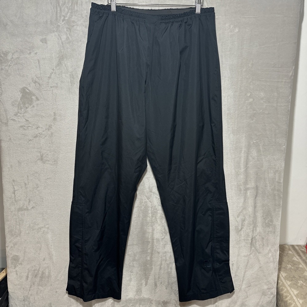 Footjoy Dryjoys Rain Pants Men's XL‎ Black Waterproof Golf Stretch Pocket Logo